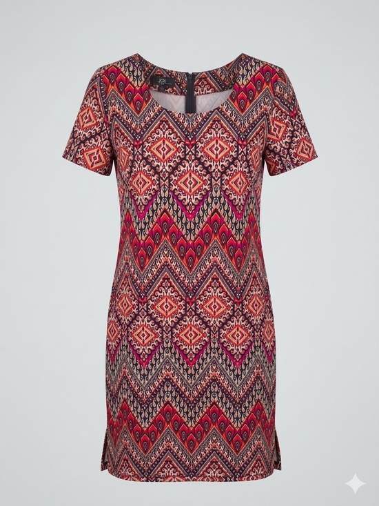 AGB Dresses & Skirts - AGB Multicolor Geometric Shift Dress - NEW without Tags